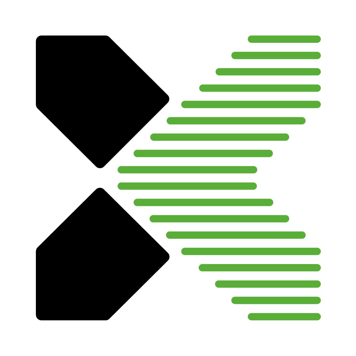 Das ist das grüne Cross Composite Logo von CrossTEQ