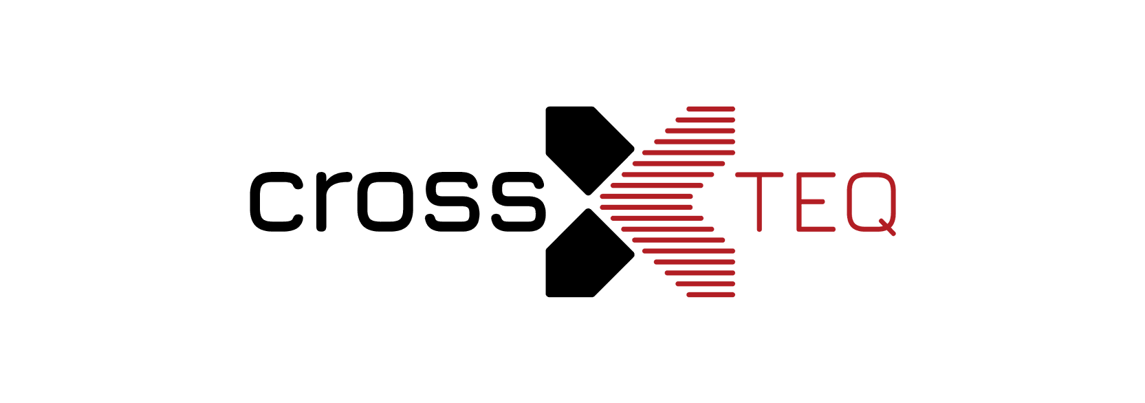 Rot-weisses Kreuz-Logo von CrossTEQ