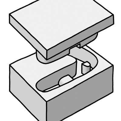Illustration eines Formwerkzeugs für die x-NET Precision Molding Composite Technologie
