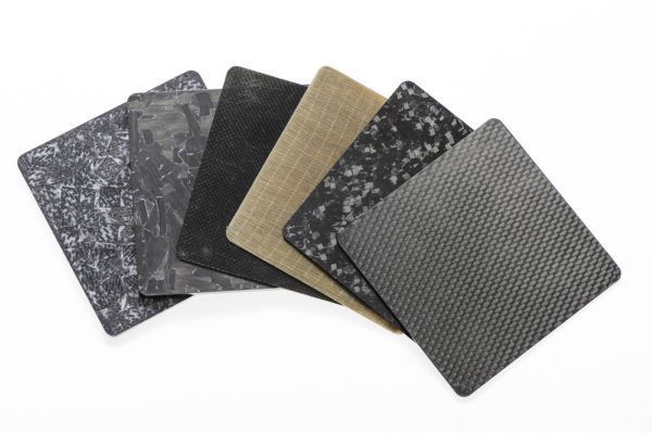 Bild zeigt Material Design von verschiedenen thermoplastischen Composites