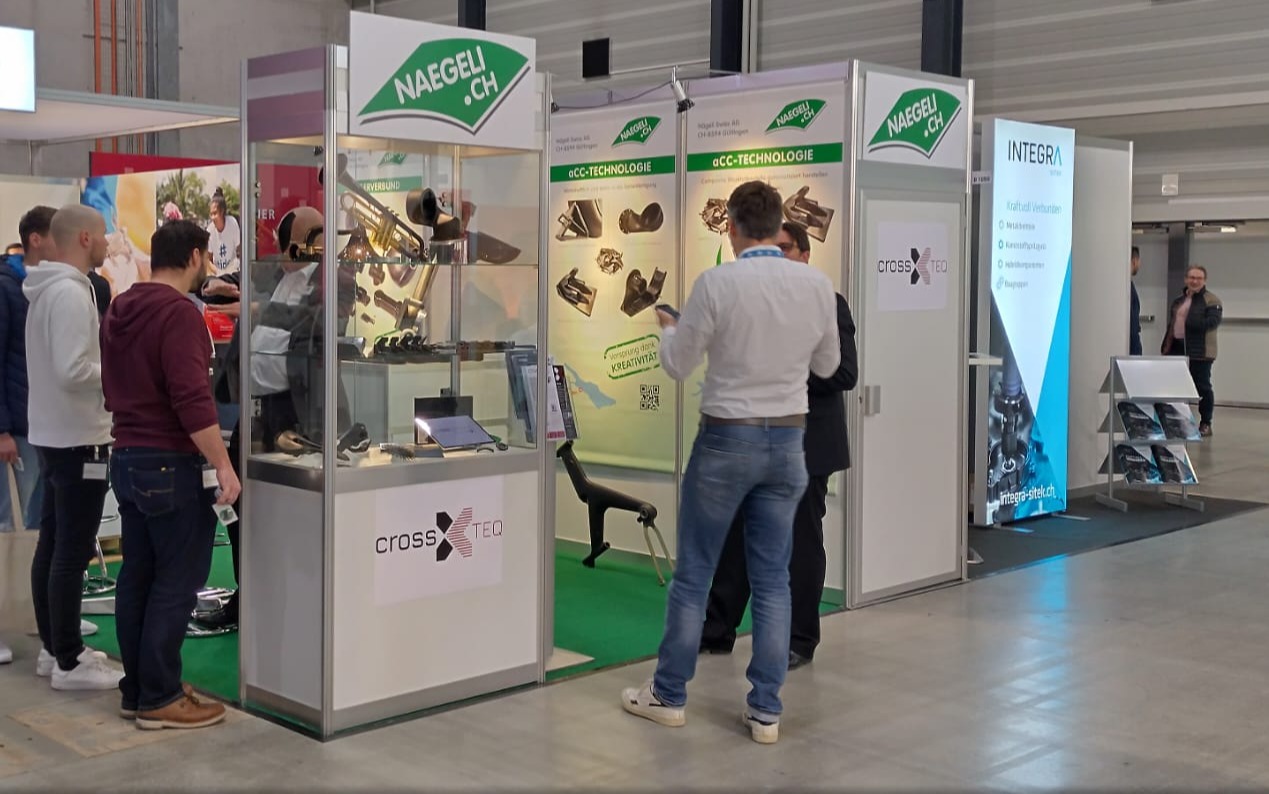 CrossTEQ Composite Stand an der Swiss Plastics Expo 2023